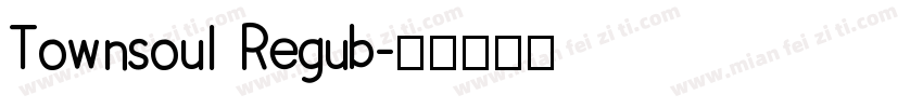 Townsoul Regub字体转换